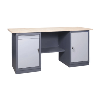 Metalinis darbo stalas su stalčiais 41 D / MD / 1500x620mm