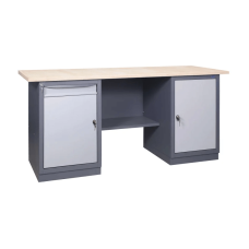 Metalinis darbo stalas su stalčiais 41 D / MD / 1800x620mm
