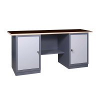 Metalinis darbo stalas su stalčiais 41 D / D / 1800x620mm