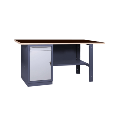 Plieninis darbo stalas dirbtuvėms MD / 1500x620mm