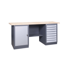 Metalinis darbo stalas su stalčiais 31 8M / D / 1500x620mm