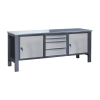 Stiprus metalinis darbo stalas VT-210 D/2S2M/D Oup